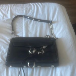 Black Rebecca Minkoff Mini M.A.C crossbody bag